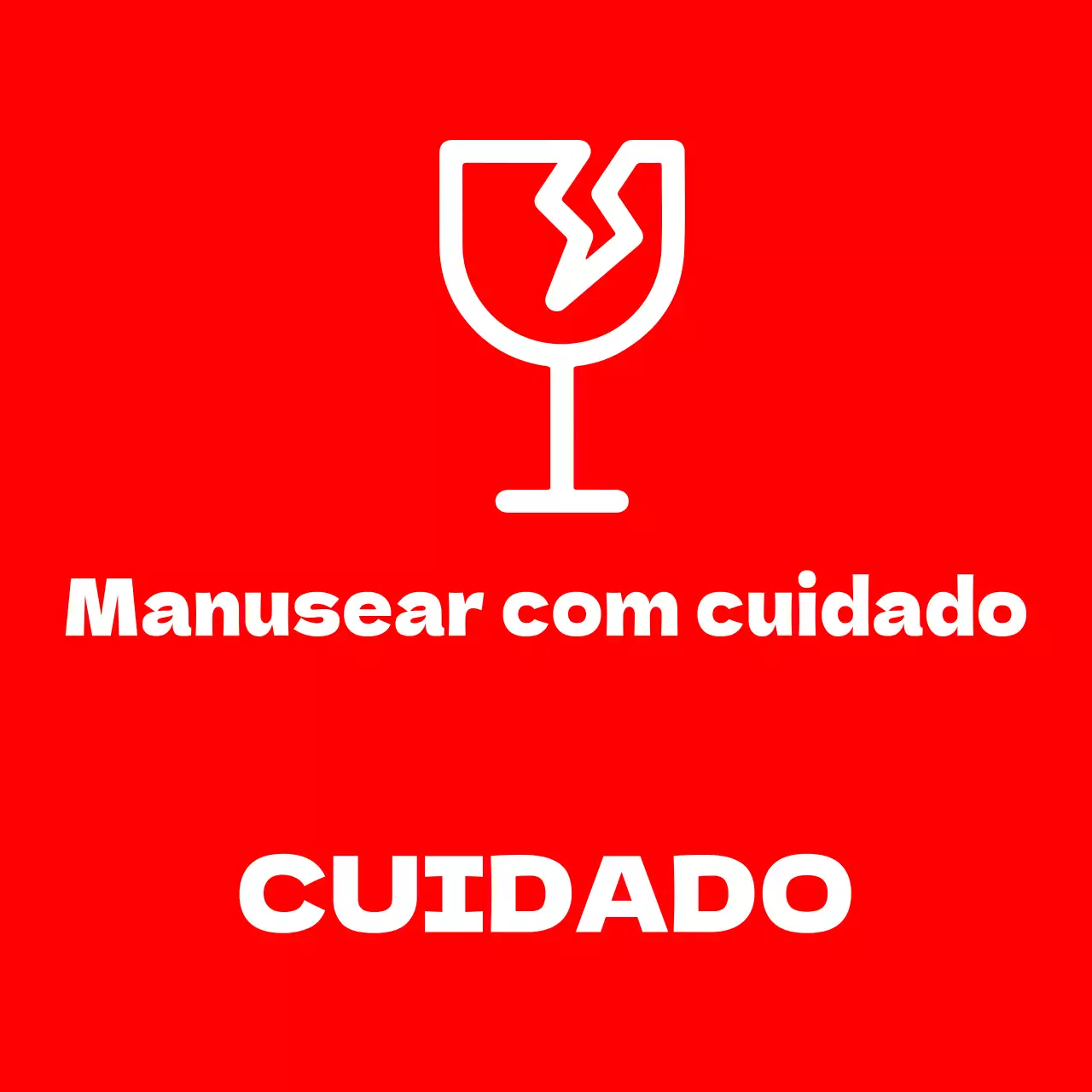 Manusear com cuidado