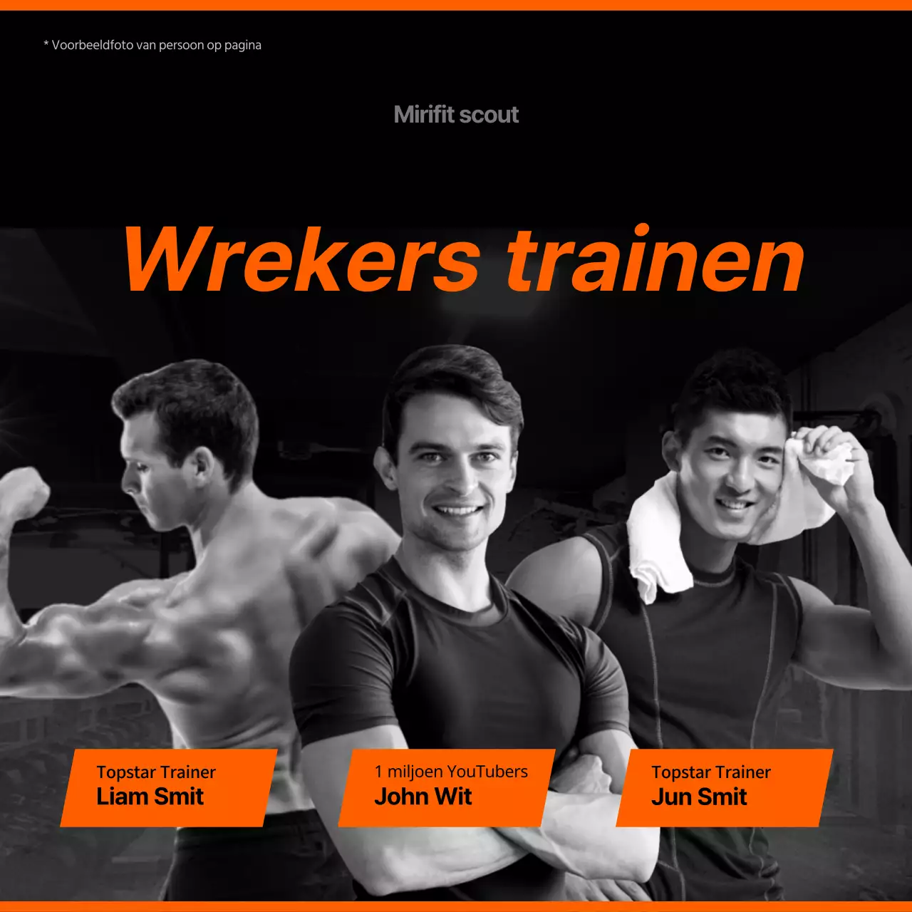 Introductie van zwarte en oranje in-persoonsservices aan huis