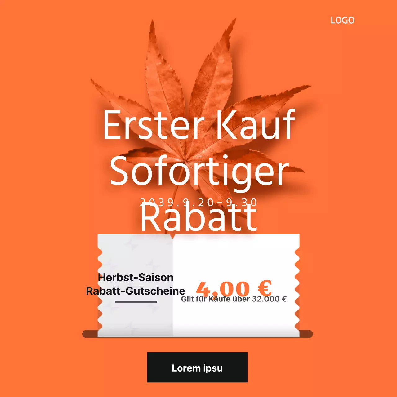 Sofortiger Rabatt für Ihren ersten Einkauf