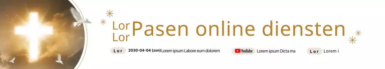 Heilige Kerk Paasbanier