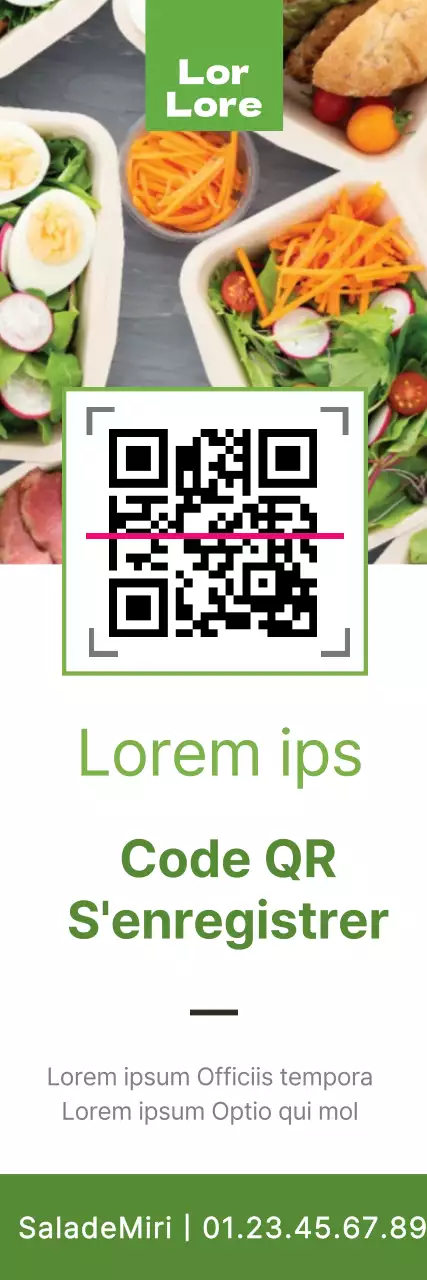 Enregistrement par code QR