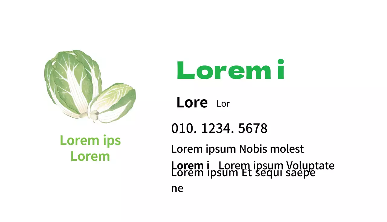 Ilustración verde linda granja