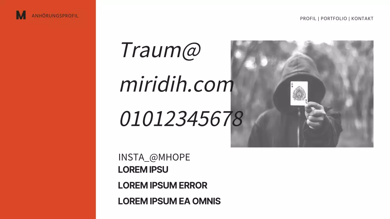 Portfolio Unterhaltung