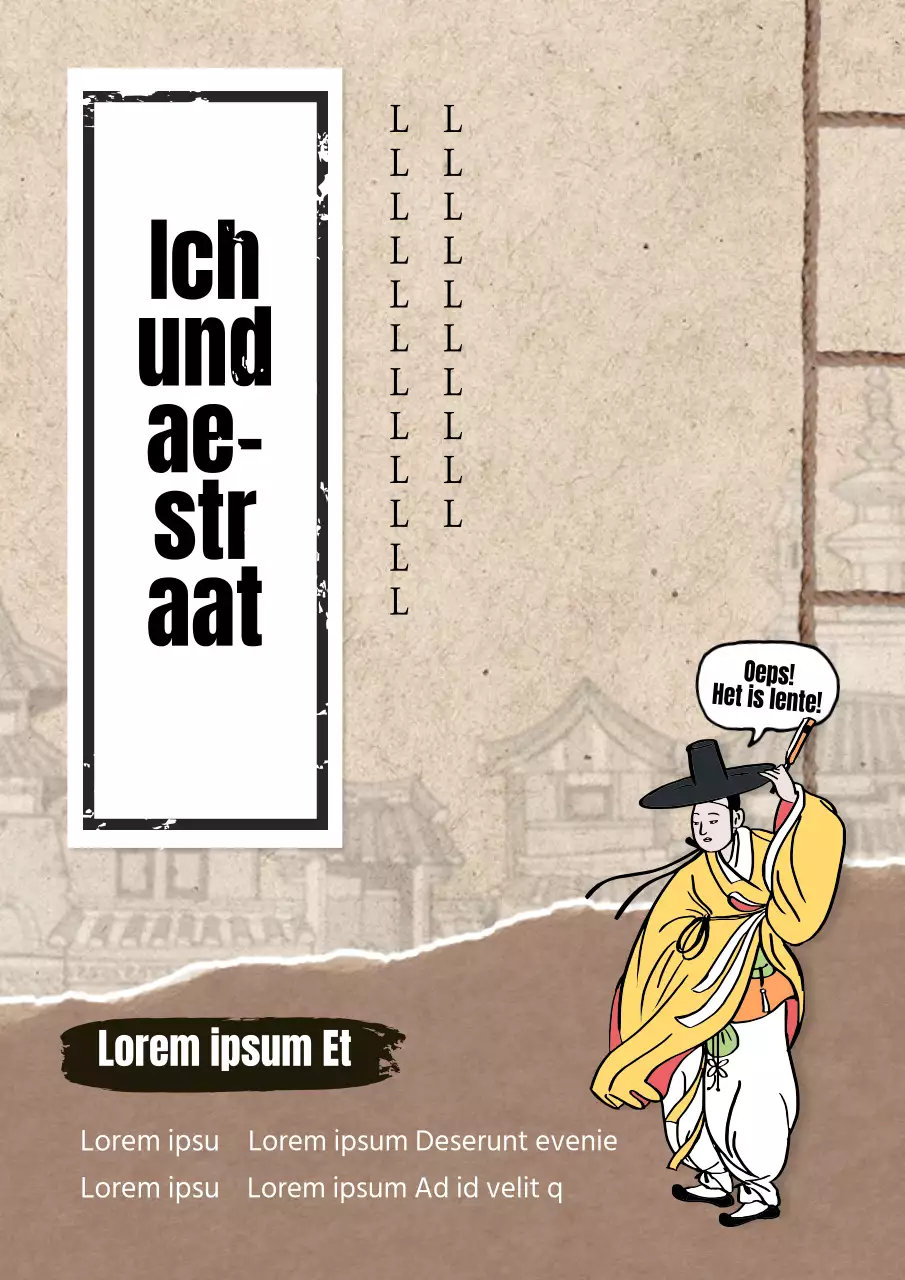 Yipchun Daegil evenement met een ouderwets boekconcept