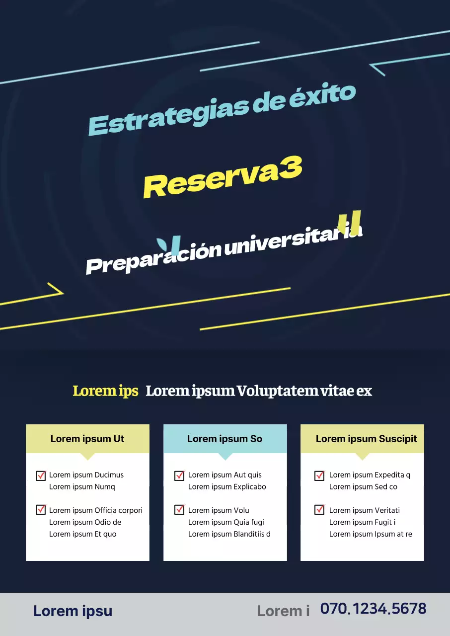 Énfasis en letras de pájaro azul Promoción de la escuela de admisión Neat