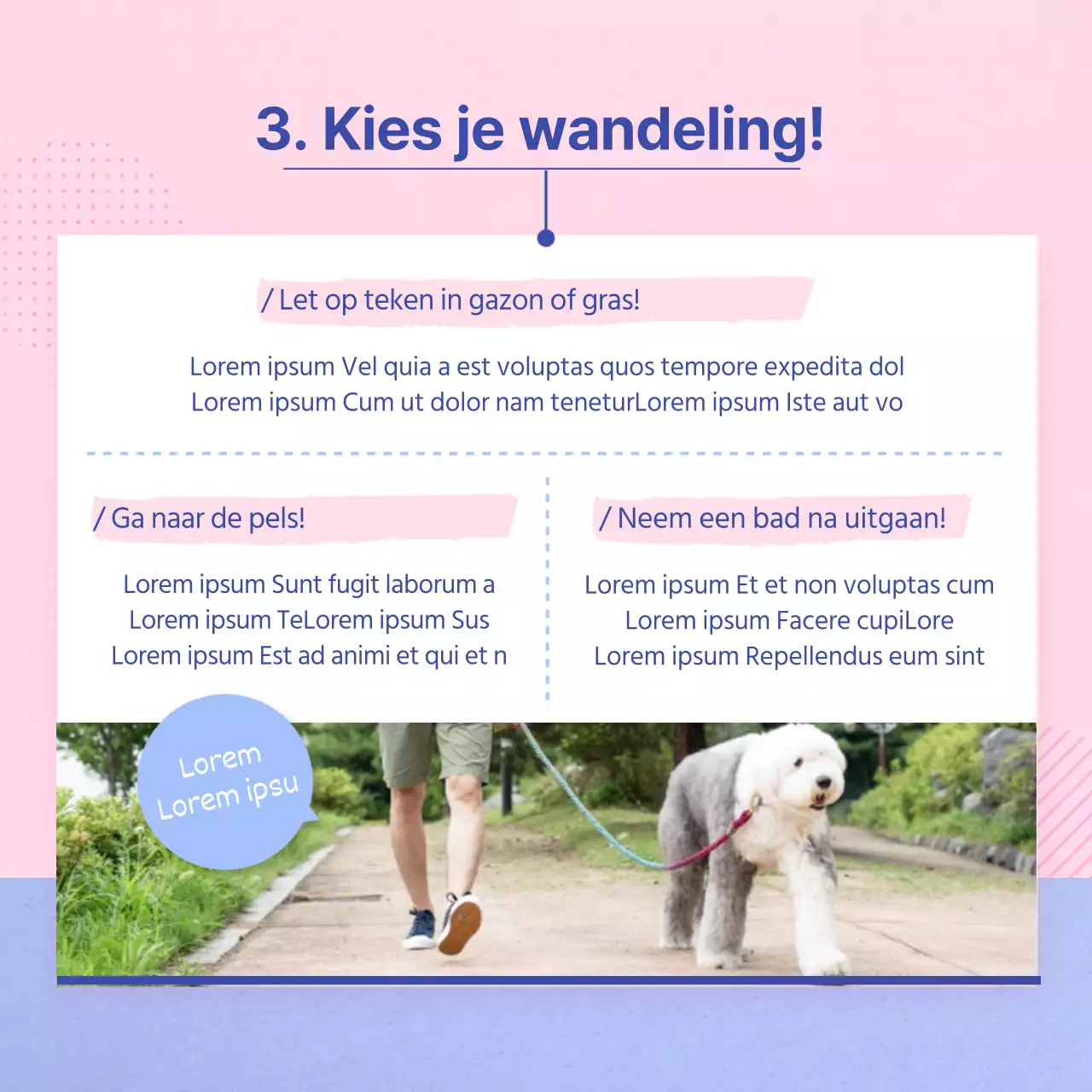 Een gids voor de verzorging van je roze en lichtblauwe puppy