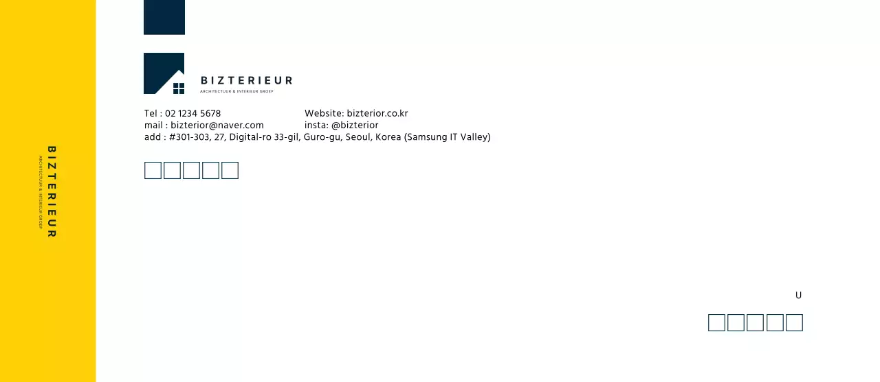 Geel eenvoudig pictogram interieur