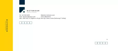 Geel eenvoudig pictogram interieur