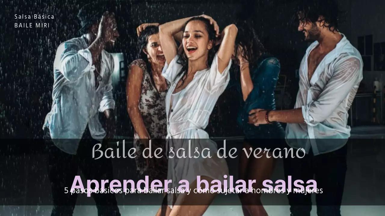 Aprende a Bailar Salsa Summer Glamour Basic Step Dance Club