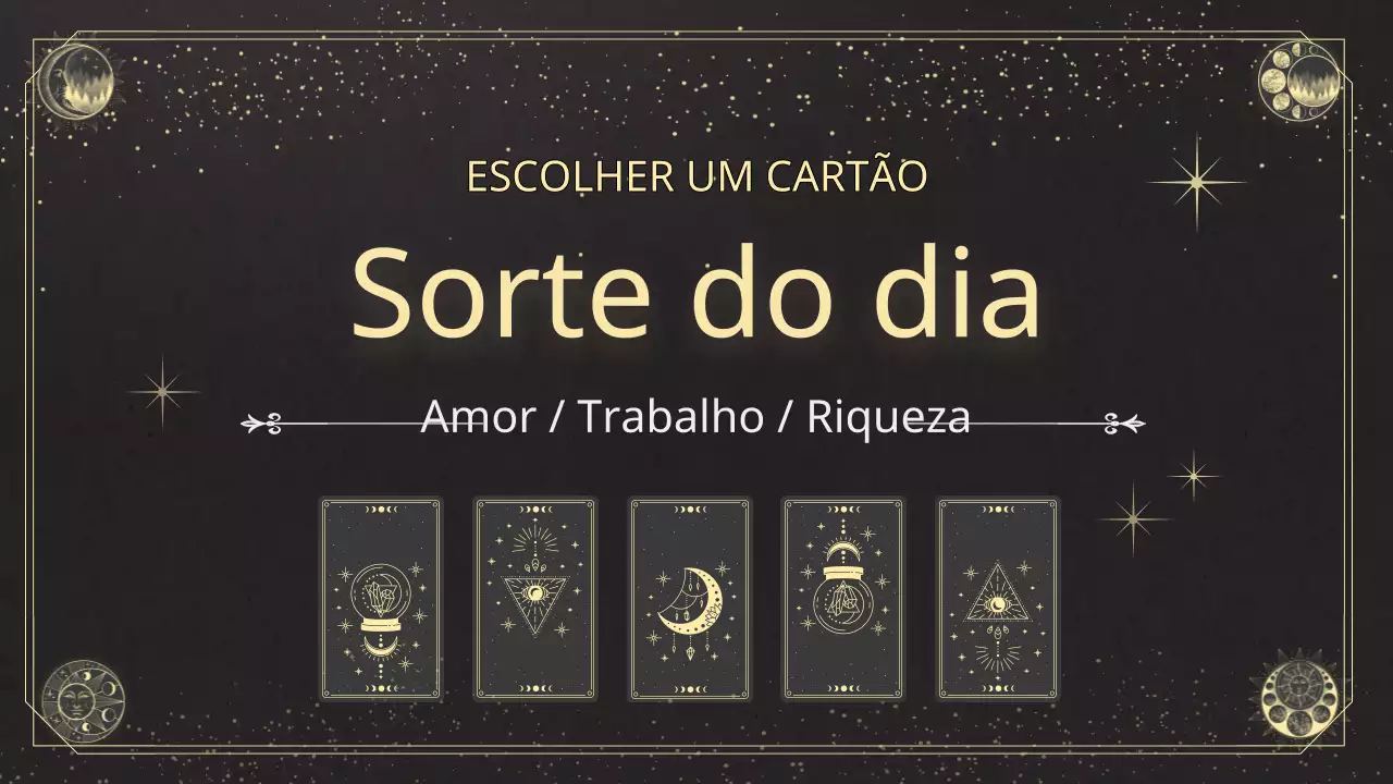 Leitura das cartas de tarô para a segunda metade do ano em preto e bege