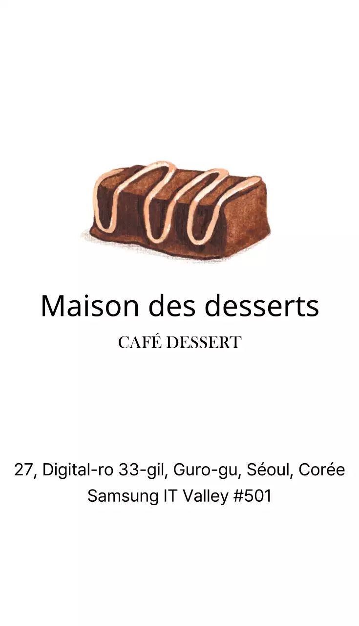Desserts maison