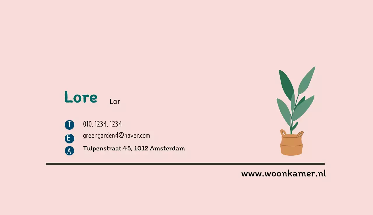 Roze illustratie Net meubilair interieur