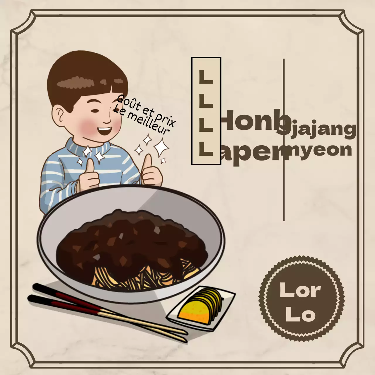 Bannière événementielle à cadre carré avec illustration de bande dessinée du Black Friday d'inspiration rétro