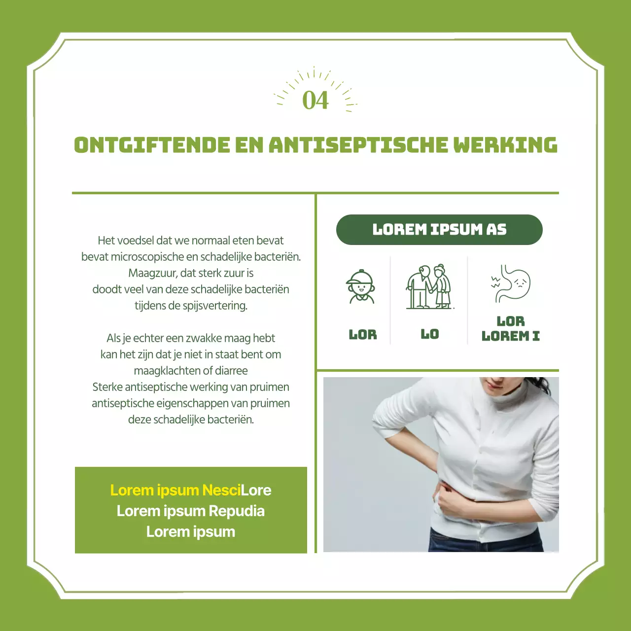 De voordelen van pruimen in een groene omgeving cardnews design