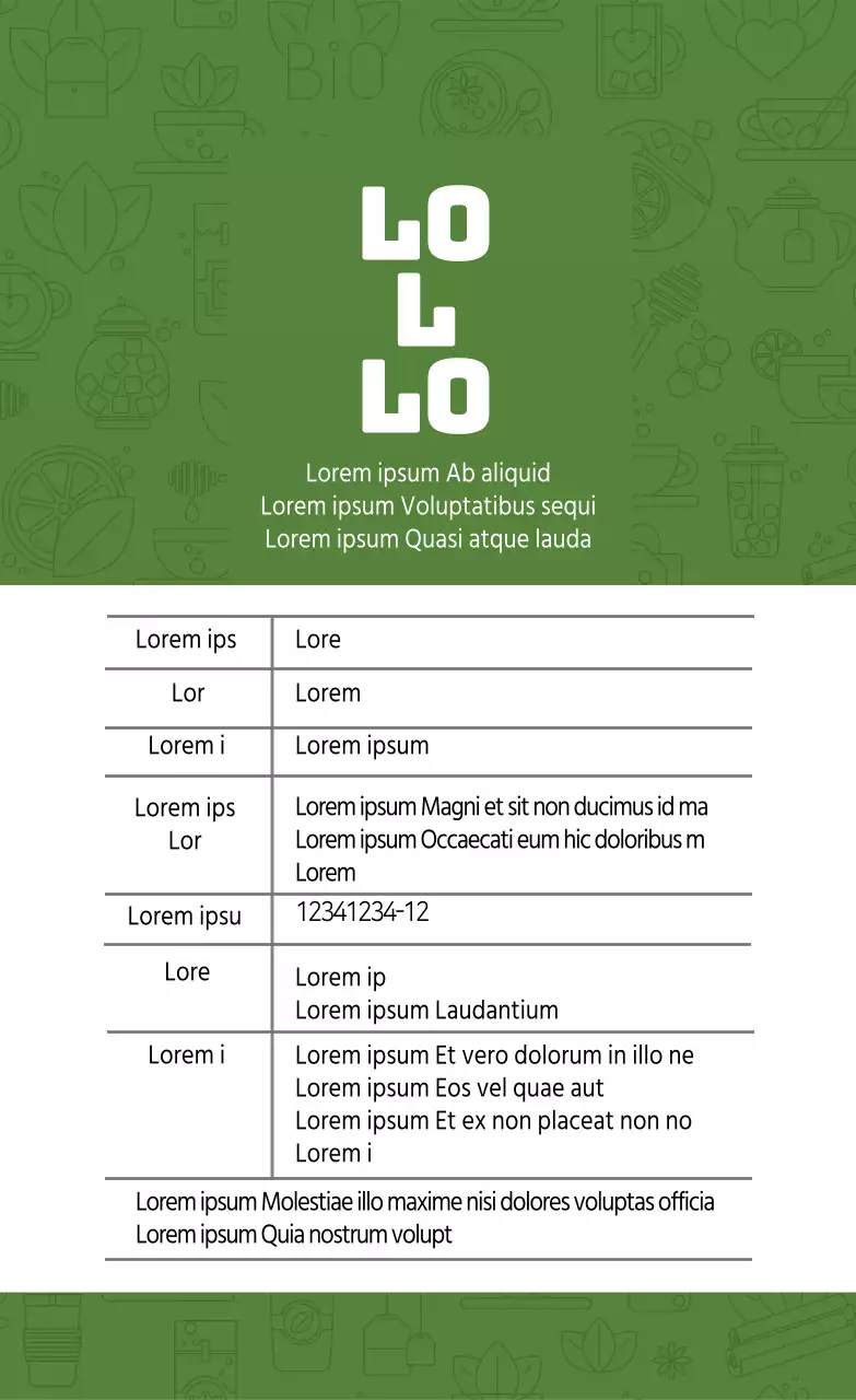 Groene letters geaccentueerd Verse groene thee