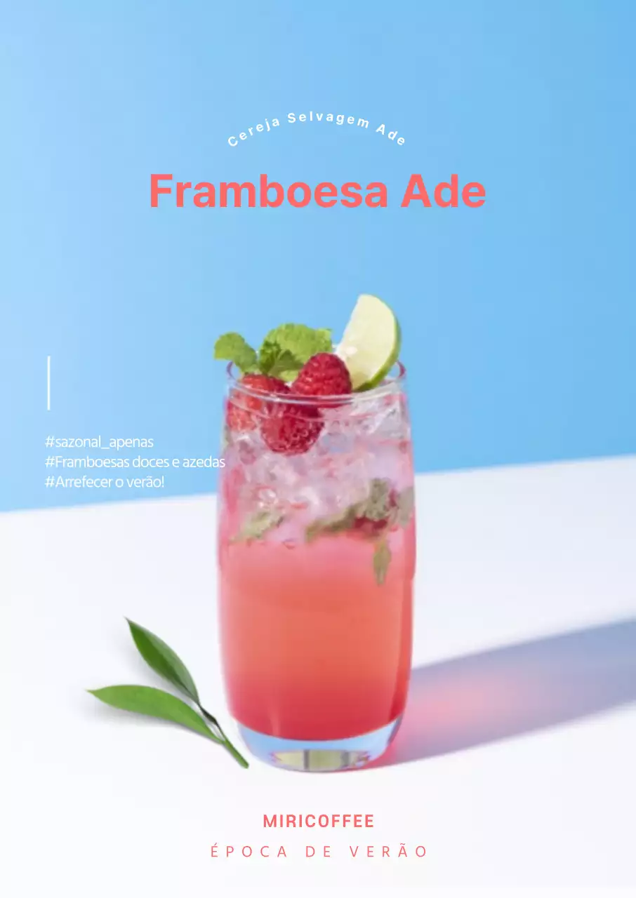 Bebidas de verão