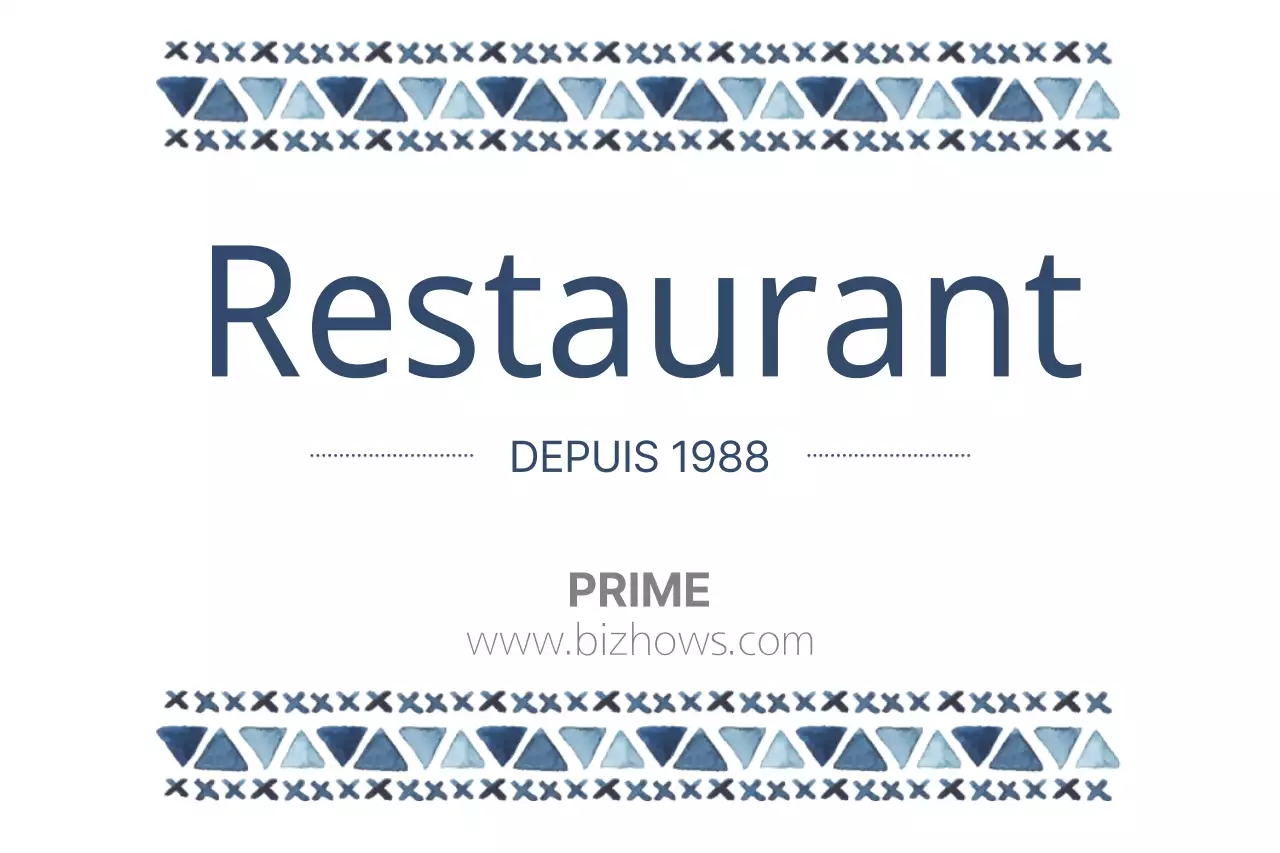 Autocollants de restaurant