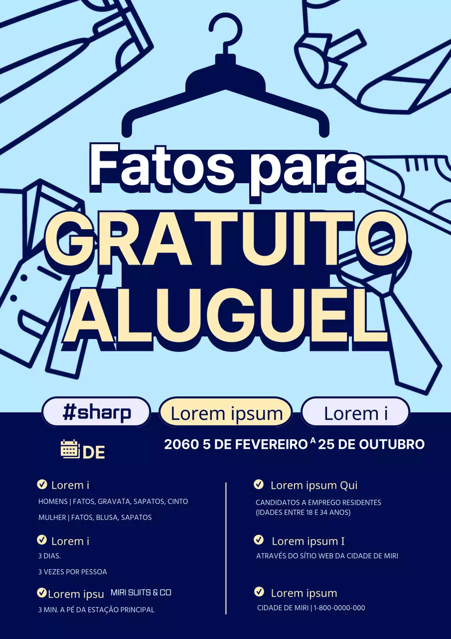 Um guia simples, azul claro e amarelo, para o Centro de Aconselhamento sobre a Preparação para a Carreira