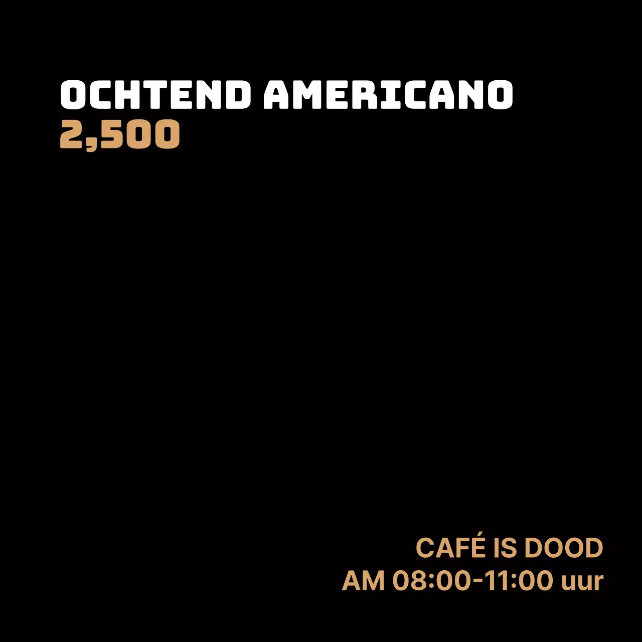 Ochtend Americano_Square Banner