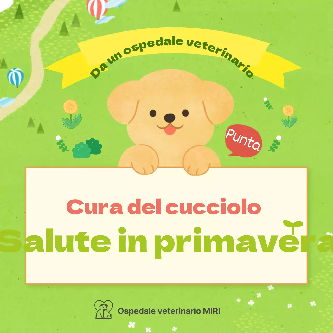 Consigli primaverili per la salute dei cuccioli dai colori pastello