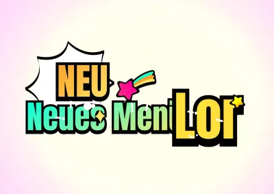 Niedlich illustrierte Phrasen in einem mintfarbenen und gelben Farbverlauf