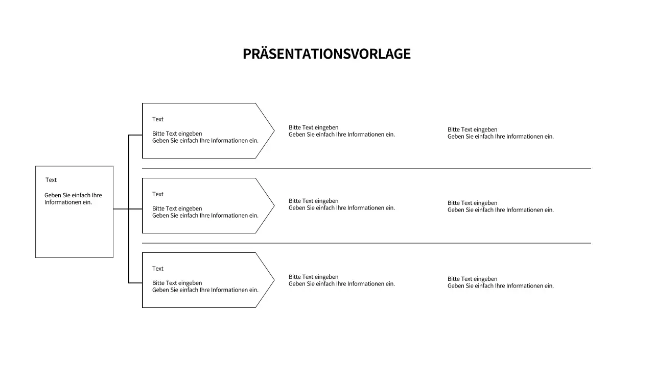 Einfache schwarze Formen