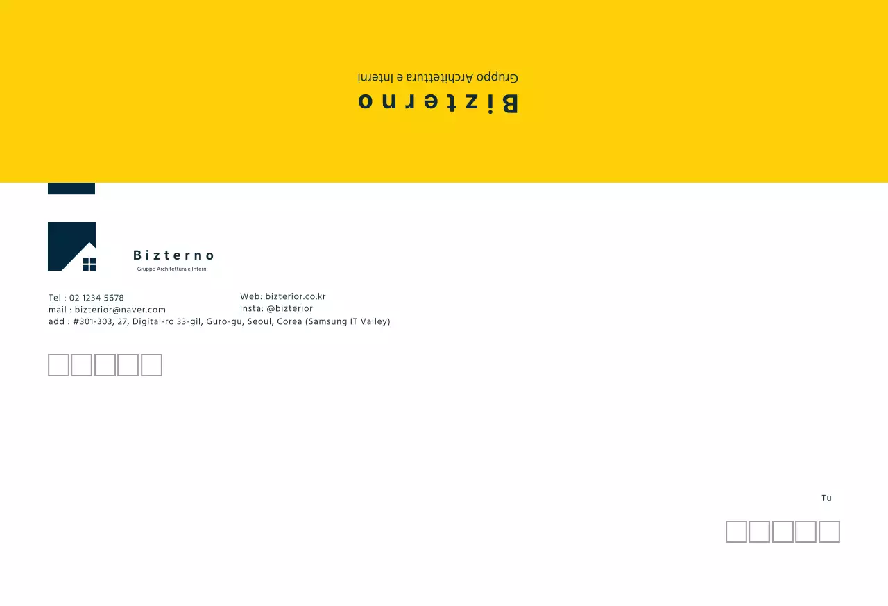 Logo giallo per un business pulito