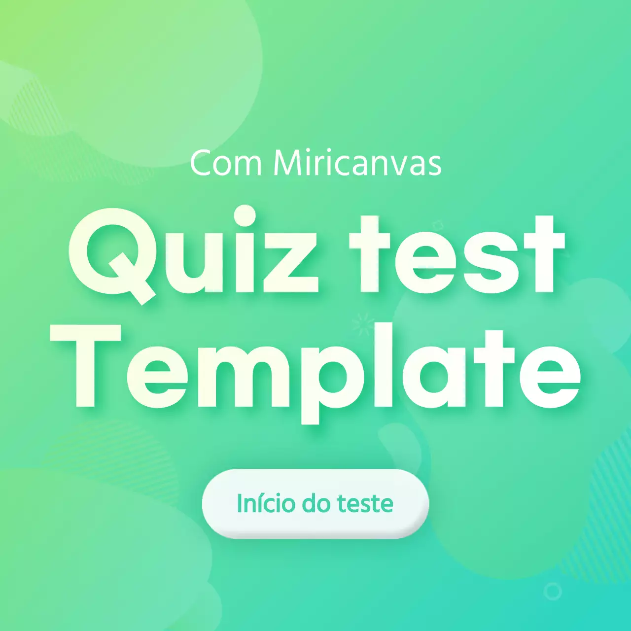 Conceito de teste psicológico simples e simples com gradientes
