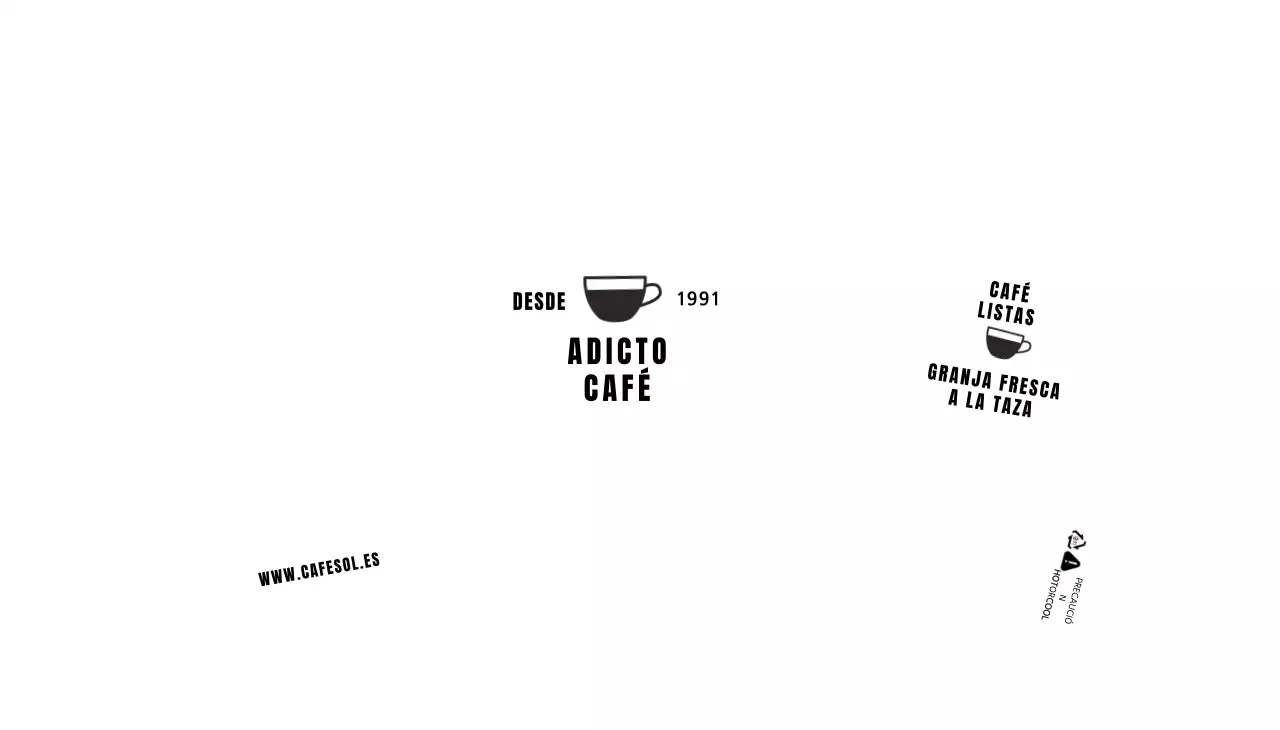 Blanco líneas limpias ilustración cafetería