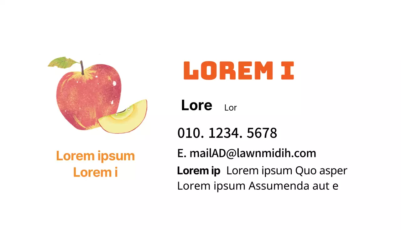 Schattige boerderij met oranje illustraties