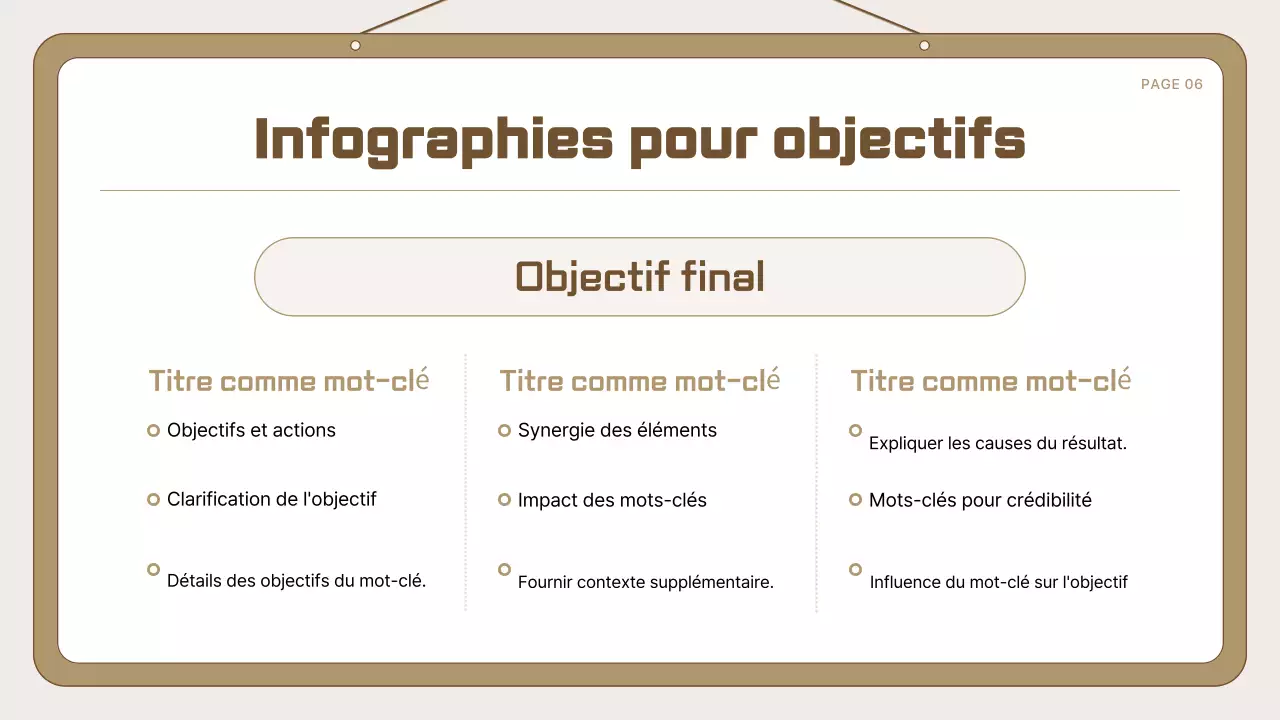 Guide de la présentation Beige Simple