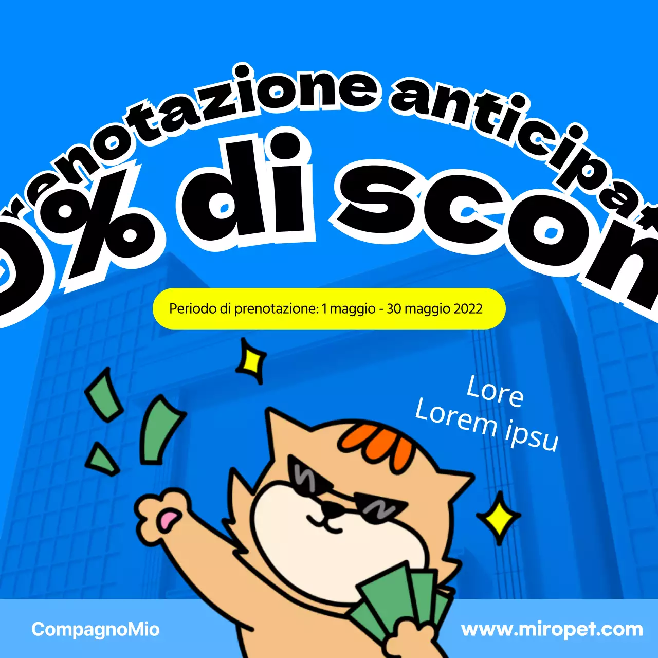 Informazioni sullo sconto pre-ordine di Blue Cat