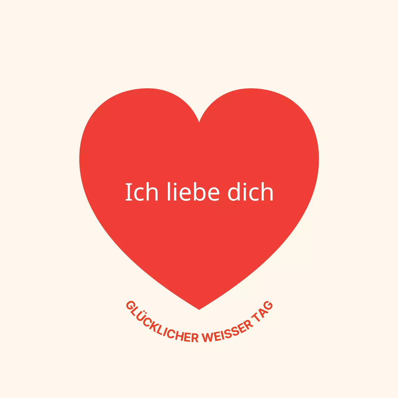 Niedliche weiße Tagesetiketten mit roten Illustrationen