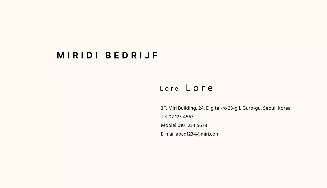 Pastel geometrisch bedrijf