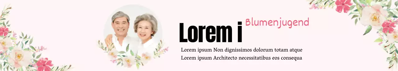 Rosa illustrierte Schriftzüge unterstreichen das orientalische Willkommensfest