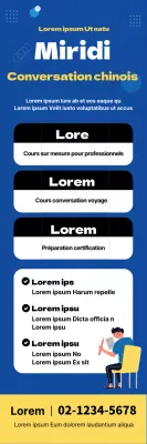 bleu jaune lettrage surligné illustration école soignée chinois hopop