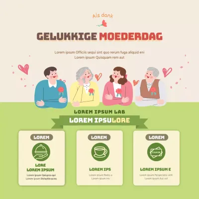 Ontwerpen voor de Maand van het Gezin in mei