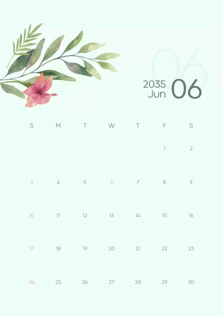 Bloemenkalender