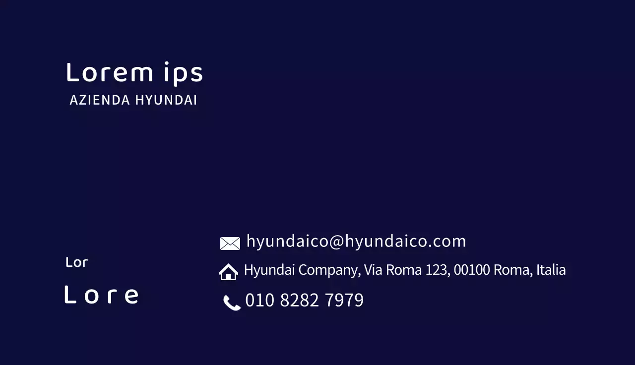 Logo blu pulito aziendale