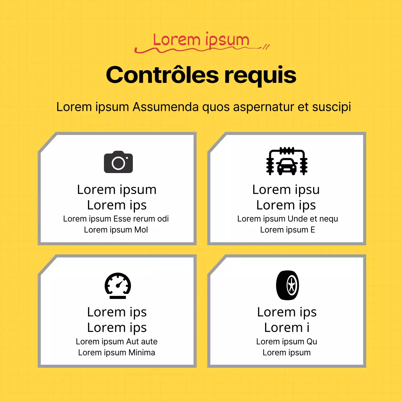 Conseils pour l'utilisation des voitures de location grises et jaunes