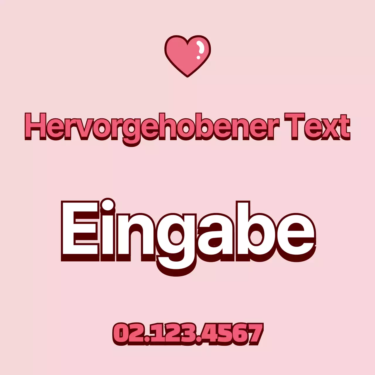 44515_Herz-Text eingeben