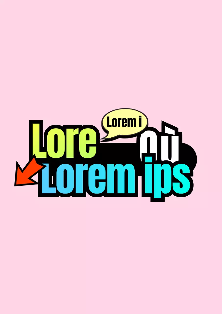 Guidez le texte avec des concepts de dégradés et de flèches