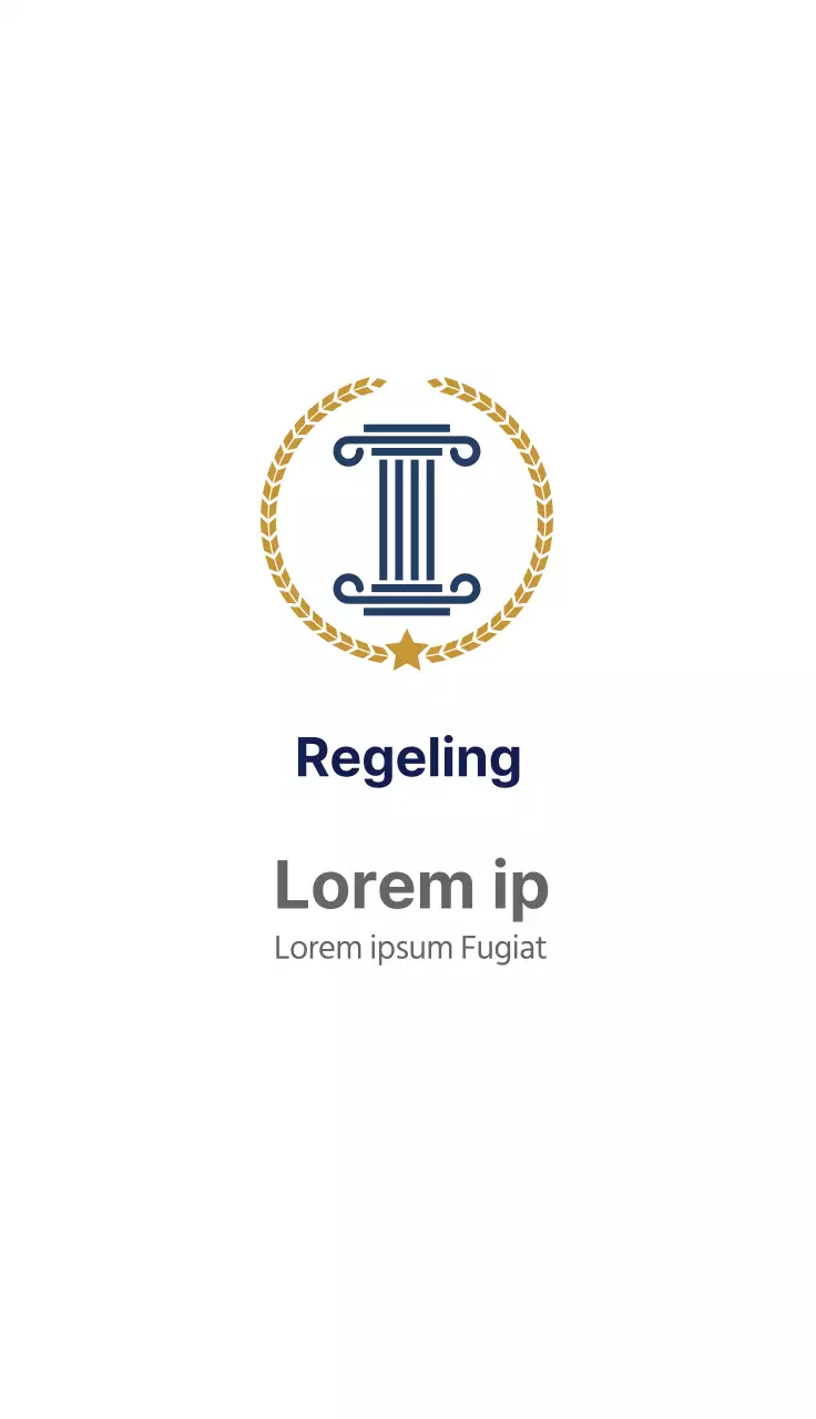 Blauw logo schoon advocatenkantoor