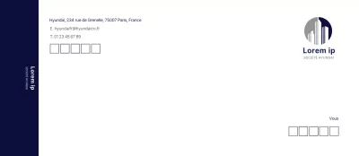 Bleu marine moderne pour les entreprises