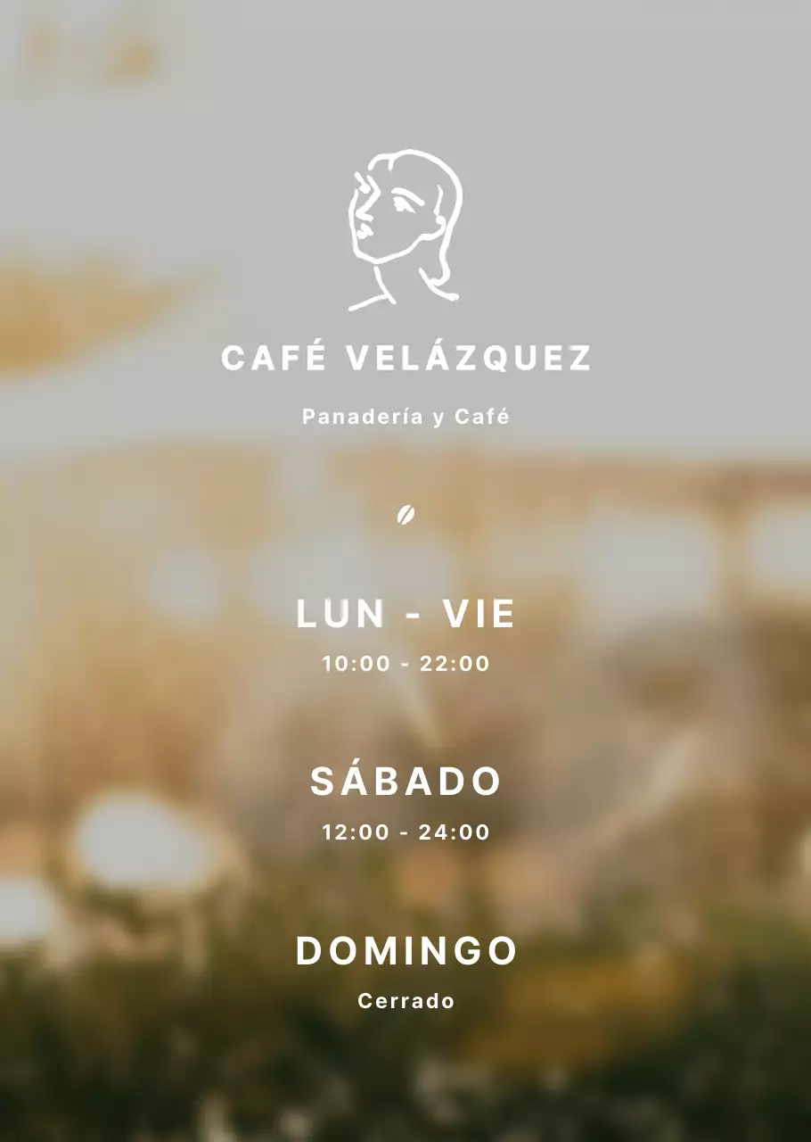 Guía de horarios de la cafetería sentimental White's