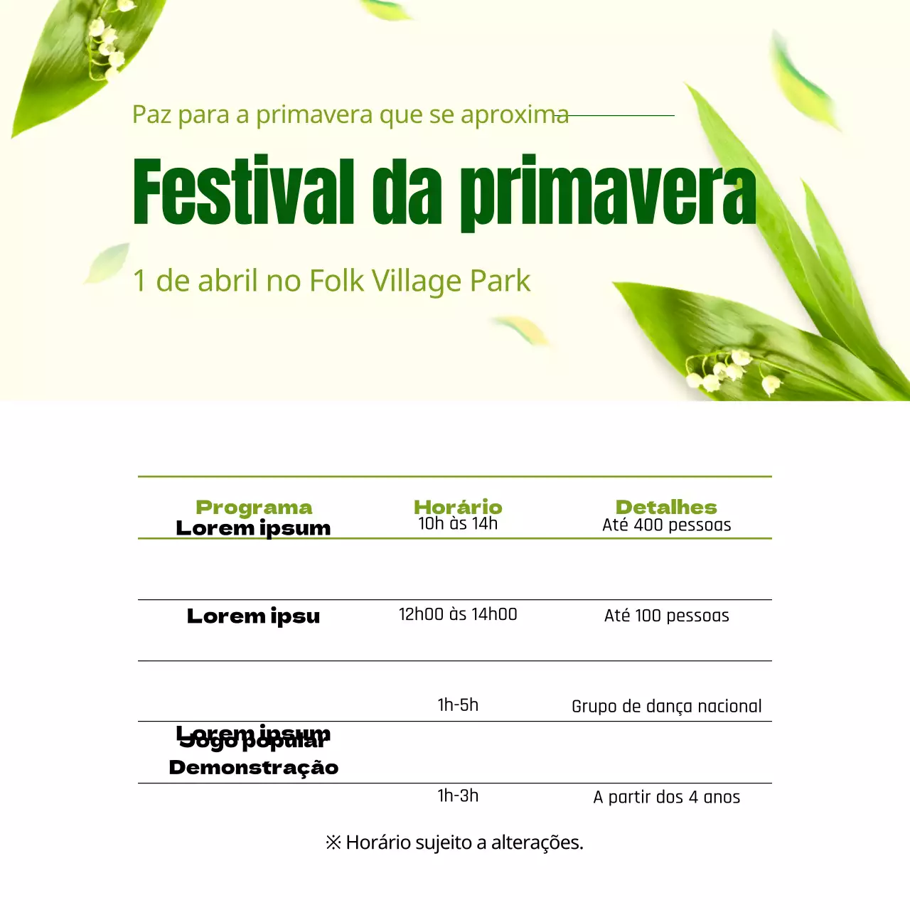 Verde-limão Conceito de folhas frescas e esvoaçantes Tema de mesa do Ano Novo Chinês