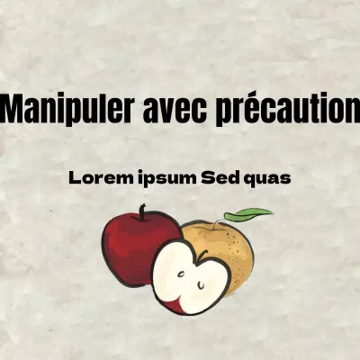 Manipuler avec précaution