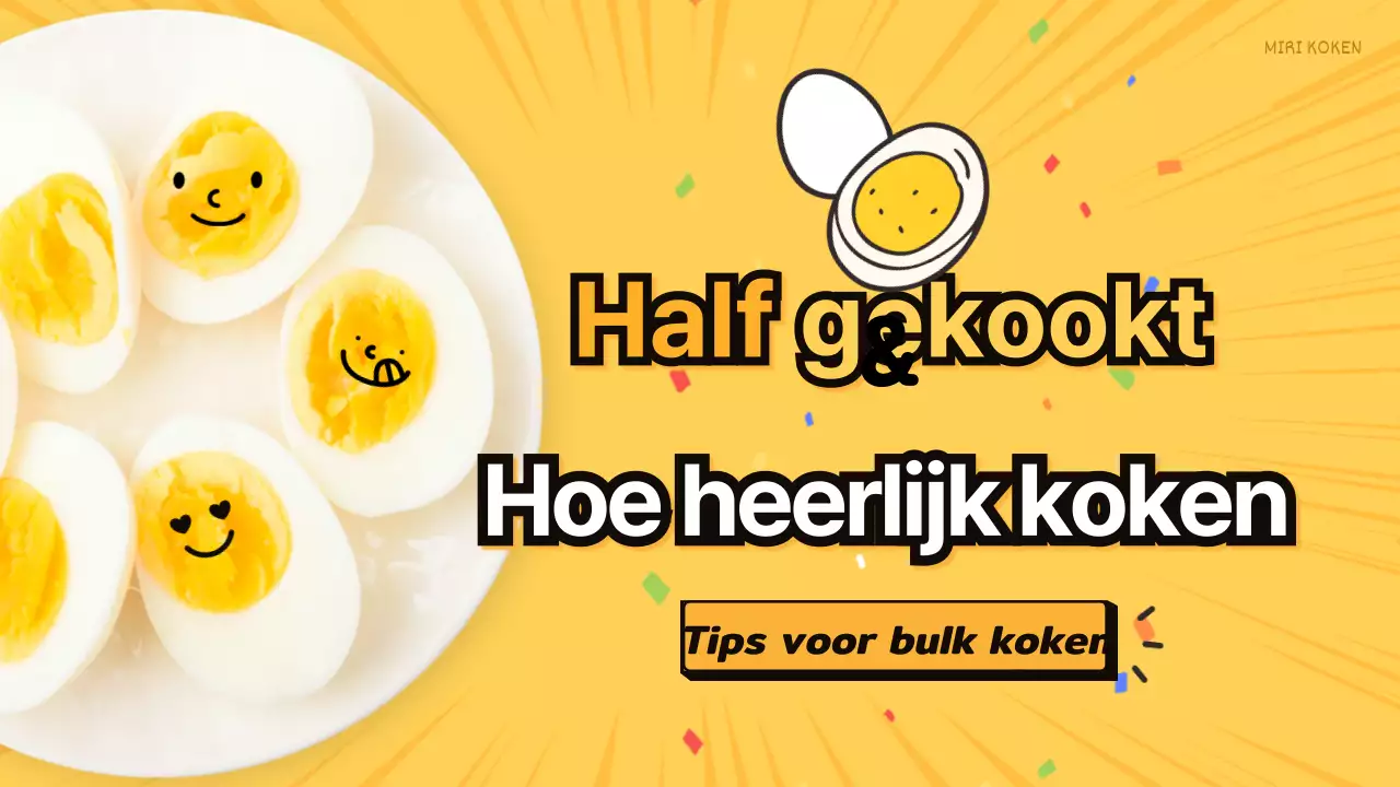 Schattig geel kooktips thema