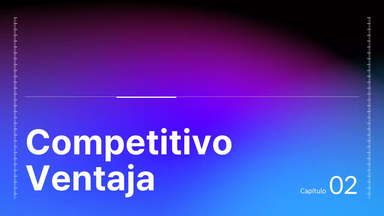 Presentación IR con gradiente negro, azul y rojo concepto de negocio