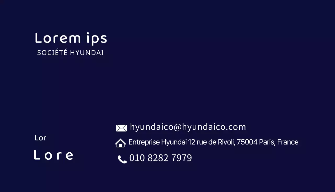 Logo bleu propre business corporate